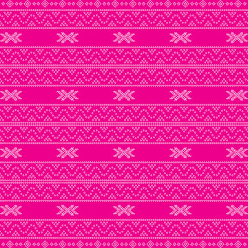 Seamless geometric ornamental pattern background. seamless traditional textile bandhani sari border. creative seamless indian bandhani textures border design