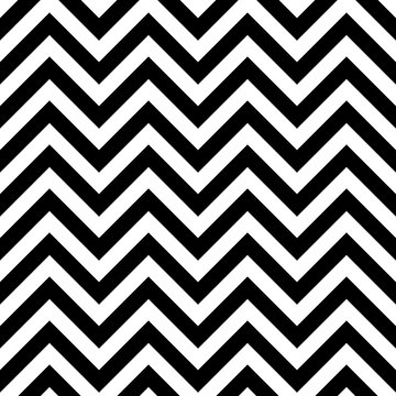 Seamless pattern with chevrons. Background with chevron for design prints. Retro style. Simple classic shevron. Monochrome black and white backdrop. Abstract vintage texture. Vector illustration