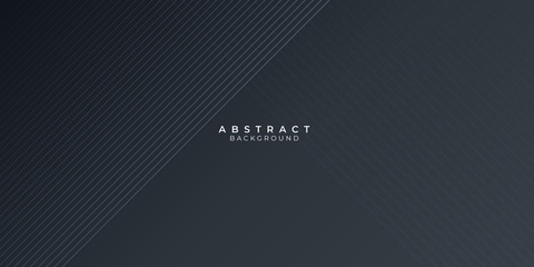 Black abstract presentation background with line pattern.