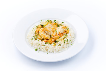 chicken with rice and herbs