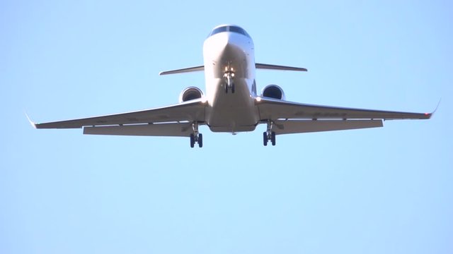 旅客機　ビジネスジェット　スーパースローモーション　8倍速　240fps
