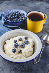 Milk rice porridge