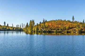 Fototapeta na wymiar Strbske Pleso (lake), Slovakia