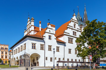 Naklejka premium Old town hall, Levoca, Slovakia