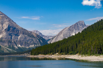 Naklejka na ściany i meble Lake in Kananaskis Country, Banff, Alberta, Canada