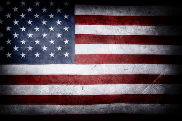 Grunge American flag