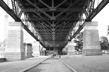 Beneath Harbour Bridge