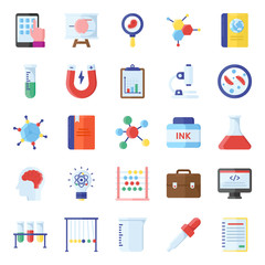  Network Accessories Flat Icons Pack 