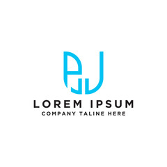 Inspiring company logo design from the initial letters of the PJ logo icon. -Vectors