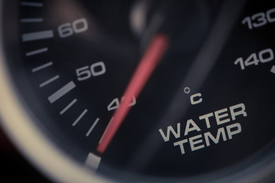 Car water temperature gauge