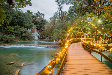 A beautiful Waterfalls of Tamasopo san luis potosi mexico