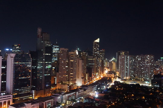 Skyline Along Buendia Avenue Makati