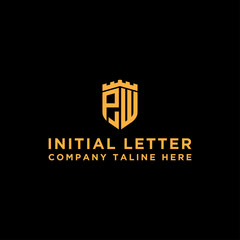 Inspiring company logo design from the initial letters of the PW logo icon. -Vectors