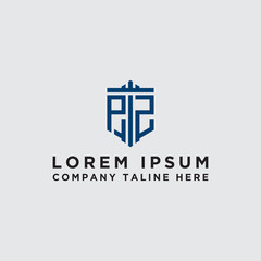 Inspiring company logo design from the initial letters of the PZ logo icon. -Vectors