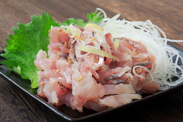 鯵のたたき