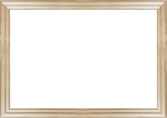 White Frame with Decorated Borders