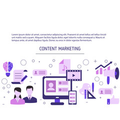 Content marketing background