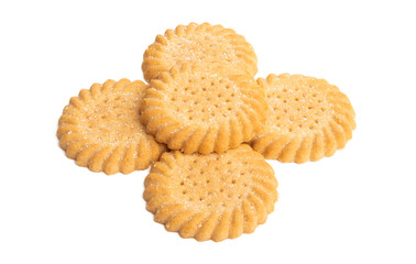 butter cookies isolated