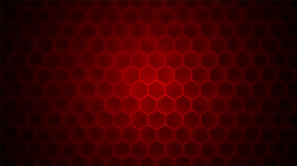 Abstract geometric background with hexagons. Vector illustration
