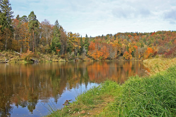 Autumn in Sigulda, Latvia