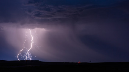 Lightning storm