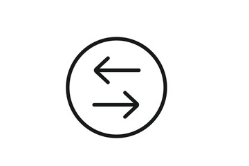 Exchanging vector icon