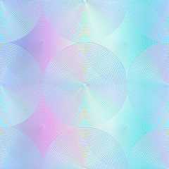 Holographic circle pattern