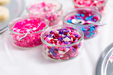 Fototapeta premium Pink sprinkles