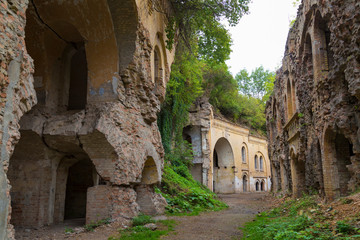 Fototapeta na wymiar Tarakanovskiy fort, ruins. Tarakaniv, Dubno. Ukraine