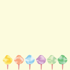 Cotton candy pastel wallpaper-Beige