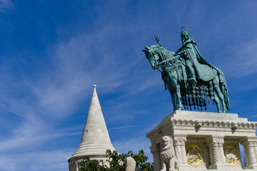 King Saint Stephen's fisherman bastion Budapest