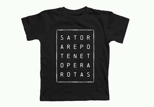 Minimalist Typography Design Layout with Frame