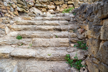 Ruins of the antic Nymphaeum in Crimea