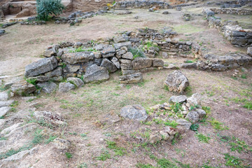 Obraz premium Ruins of the antic Nymphaeum in Crimea