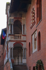 broletto of pavia in italy 