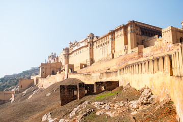 Fototapeta premium Amber Palace, Jaipur, Rajasthan, India