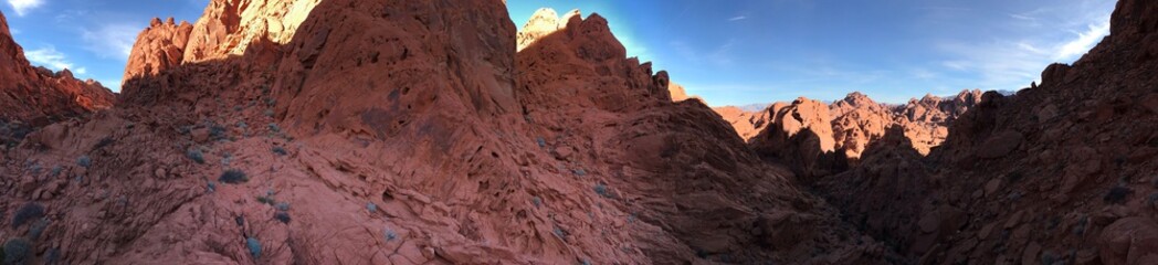 Panorama Inside Valley of Fire