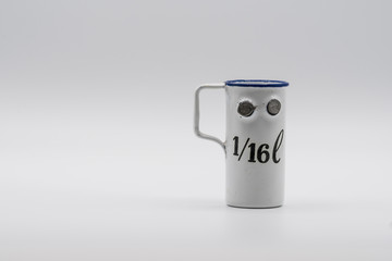 Messbecher Alt Blech