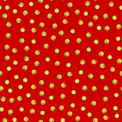 currant berries seamless pattern. Summer background with berries.