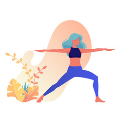 Illustrations for beauty, spa, wellness, natural products, cosmetics, body care, fitness isolated on white background. Flat illustration concepts for website and mobile website development. - Vector