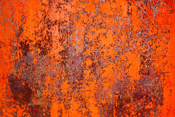 Old metal texture background. Vintage stains of rust.