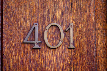 House number 401
