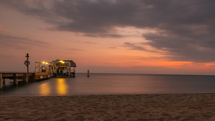 Obraz premium sunset on the sea
