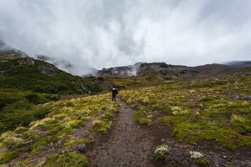 Caminata en montañas