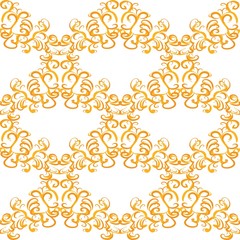 Openwork pattern, yellow lines. Creative pattern for different backgrounds