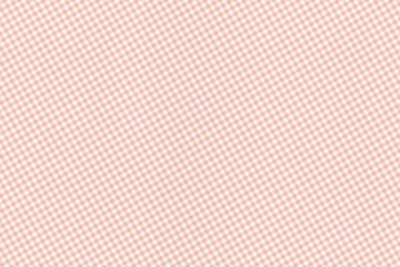 Peach and white textured gingham background pattern
