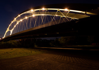Fototapeta premium Osthafenbrücke Frankfurt am Main