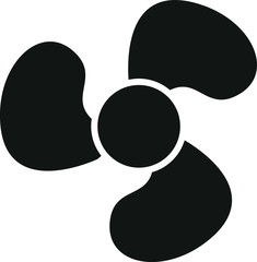 fan Icon, vector illustration