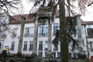 Ancien théâtre romain à Besançon - Ville de Besançon - département du Doubs - Région...