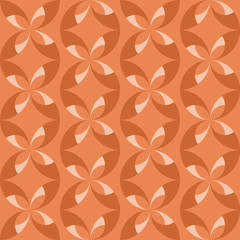 Abstract vector seamless pattern. Natural-inspired design.
